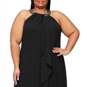 Ignite Evenings | Dresses | Ignite Evenings Black Multicolor Shimmery Ombre  Popover Midi Dresssize 8nwt | Poshmark